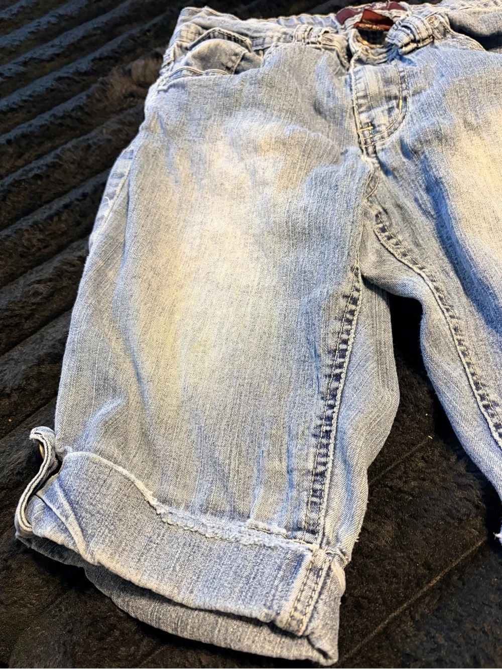 Vintage Angels Light Wash Denim Shorts